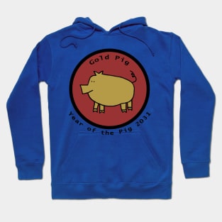 2031 Year of the Gold Pig Hoodie